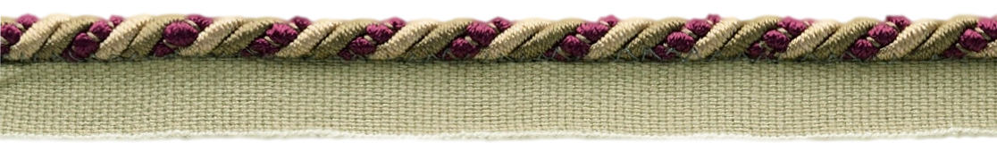 Cordoncino Decorativo Ellora Collection In Corda Intrecciata Con Labbro 0,5 Cm – Colore Biondo Marrone #PR03 – Venduto Al Metro (0,9 M) – Per Tappezzeria E Fai Da Te