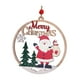 thumbnail image 1 of Adornos colgantes navideños Colgante navideño Placa de madera Etiqueta colgante Creativa Papa Noel, 1 of 9