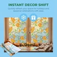 thumbnail image 6 of Unique Bargains Static Cling Floral 3D Prism Window Privacy Film Yellow 39.4" x 23.6", 6 of 8