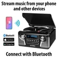 thumbnail image 5 of Tocadiscos Retro Bluetooth Victrola Negro con Centro Multimedia y Altavoces Integrados, 5 of 5