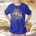 thumbnail image 4 of Birthday Boy Cool T-Rex in Sunglasses Shirt for Kids 9th Birthday Dinosaur Theme Tee Vintage Royal Shirt Youth Small, 4 of 4