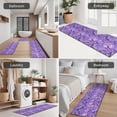 thumbnail image 5 of Purple Butterfly Pattern Kitchen Rugs Sets Of 3,Kitchen Runner Rugs Non Skid Washable,Decorative Kitchen Floor Mats for Kitchen,Sink,Laundry,17"x30"+ 17"x47" + 17"x59", 5 of 6