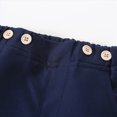 thumbnail image 4 of 2-3 Years Toddler Dress Suit Baby Boys Gentleman Clothes Sets 2Pcs Long Sleeve T Shirt Tops Plaid Vest Coat Pants Child Kids Gentleman Outfits 12 18 Months 2T 3T Boys Fashion Outfits,Blue, 4 of 9