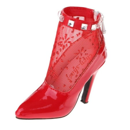 

Fashion Ankle Boots 1/3 BJD High Heels for Night Lolita DOD LUTS Doll PU Leather Red Stiletto Shoes