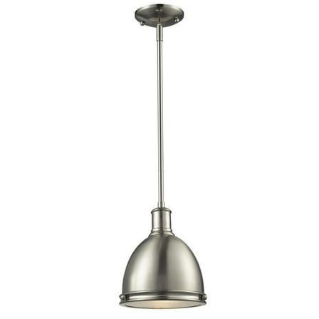 1 Light Mini Pendant in Utilitarian Style 8 inches Wide By 9.7 inches High Bailey Street Home 372-Bel-1676278
