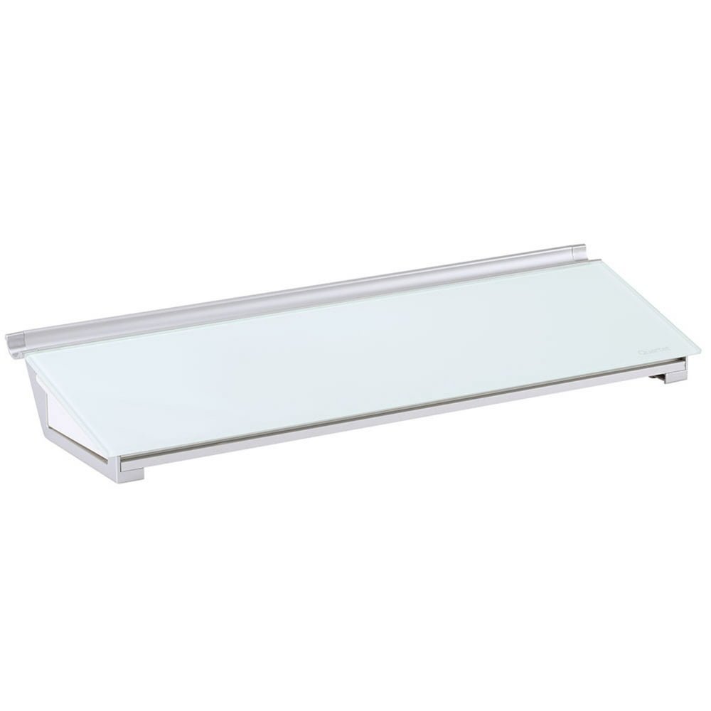 Quartet Glass DryErase Desktop Computer Pad, 18" x 6", White Surface