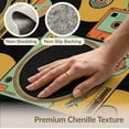thumbnail image 6 of ODIKA 2'x3' Washable Throw Rug Non-Slip, Low Profile, Flatwoven, Easy Care Record School Vinyl Music Theme Analog Sound Graphic Player Dj for Hallway, Study Room, 6 of 7