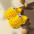 thumbnail image 1 of Zapatillas de verano para niños con bonitos dibujos de cocodrilo, sandalias con agujeros para niñas y niños, zapatos de suela suave antideslizantes para jardín, 1 of 2