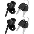thumbnail image 1 of UPGRATOR 2Ud Office Desk Lock Black Steel Furniture Lock Hardware Suitable for Cabinet and Drawer, 1 of 7