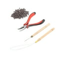 thumbnail image 4 of Set,  Tools Professional Easy To Hold Aluminum  For Extending Hair 3#, 4 of 8