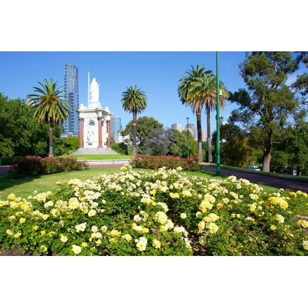 Queen Victoria Statue, Queen Victoria Gardens, Melbourne, Victoria, Australia, Pacific Print Wall Art By Frank