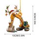 thumbnail image 4 of Adornos de Navidad Ganfancp Colgante Personalizado Familia Hierro Camión de bomberos, 4 of 7