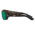 thumbnail image 3 of Costa Del Mar Mens Tuna Alley Rectangular Sunglasses Black Grey /Copper Green Mirrored Polarized-580g 62 Millimeters, 3 of 3