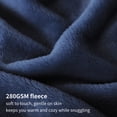 thumbnail image 4 of RUIKASI Fleece Blue Blanket Queen - Fluffy Queen Size Blanket for Bed, Large Warm Blanket for Couch, Bed,90x90 Inches, 4 of 7