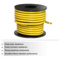 thumbnail image 3 of Silicone Wire 12AWG 12 Gauge Flexible Tinned Copper Standard High-Temperature Hookup Wire Yellow 7.5m/25ft, 3 of 6