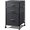 Black, variant on Mobile File Cabinet, Rolling Printer Stand with 3 Drawers, Fabric Vertical Filing Cabinet fits A4 or Letter Size for Home Office,Light Grey