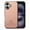 Pink, variant on Allytechgroup Slim PU Leather Case for iPhone 16 Plus, Shockproof Anti-Scratch Magnetic Cover, Wireless Charging Compatible, Lightweight Protective Phone Case for iPhone 16 Plus, Black