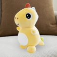 thumbnail image 4 of Juguete de peluche Baoblaze Almohada Dinosaurio Simulación amarillo, 4 of 5