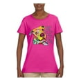 thumbnail image 3 of Colorful Pitbul | People Will Know How Large Your Soul | Dean Russo Art Animal Lover Womens T-Shirt, Fuschia, 3X-Large, 3 of 6