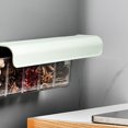 thumbnail image 3 of Wall Underwear Organizer Detachable Dustproof Moistureproof Wall Mount Drawer Organizer for Bedroom Home Light Green, 3 of 4