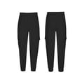 thumbnail image 2 of xiaxaixu Men Cargo Pants, Elastic Waist Drawstring Solid Loose Casual Pants Trousers with Pockets, 2 of 7