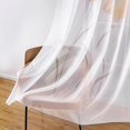 thumbnail image 5 of 2 Pieces Hand Drawn Floral Print Living Room Curtains Width 150cm (Height 225cm, Orange), 5 of 5