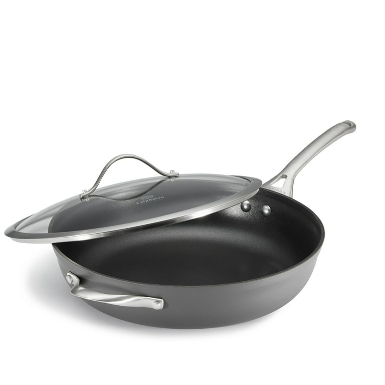Calphalon Premier Hard-Anodized Nonstick 13-Inch Deep Skillet with Lid 