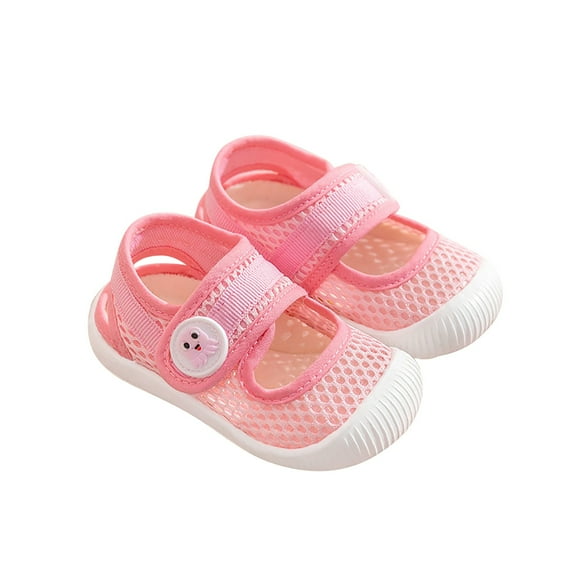 Otqutp Princess Toddler Girls Shoes Summer New Baby Girls Toddler Shoes Soft Soles Non Slip Baby Shoes Breathable Baby Boys Shoes