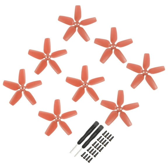 8 Pcs Low Noise Propellers 2.8 Inch Red Blue White Drone Blades Propeller Replacement