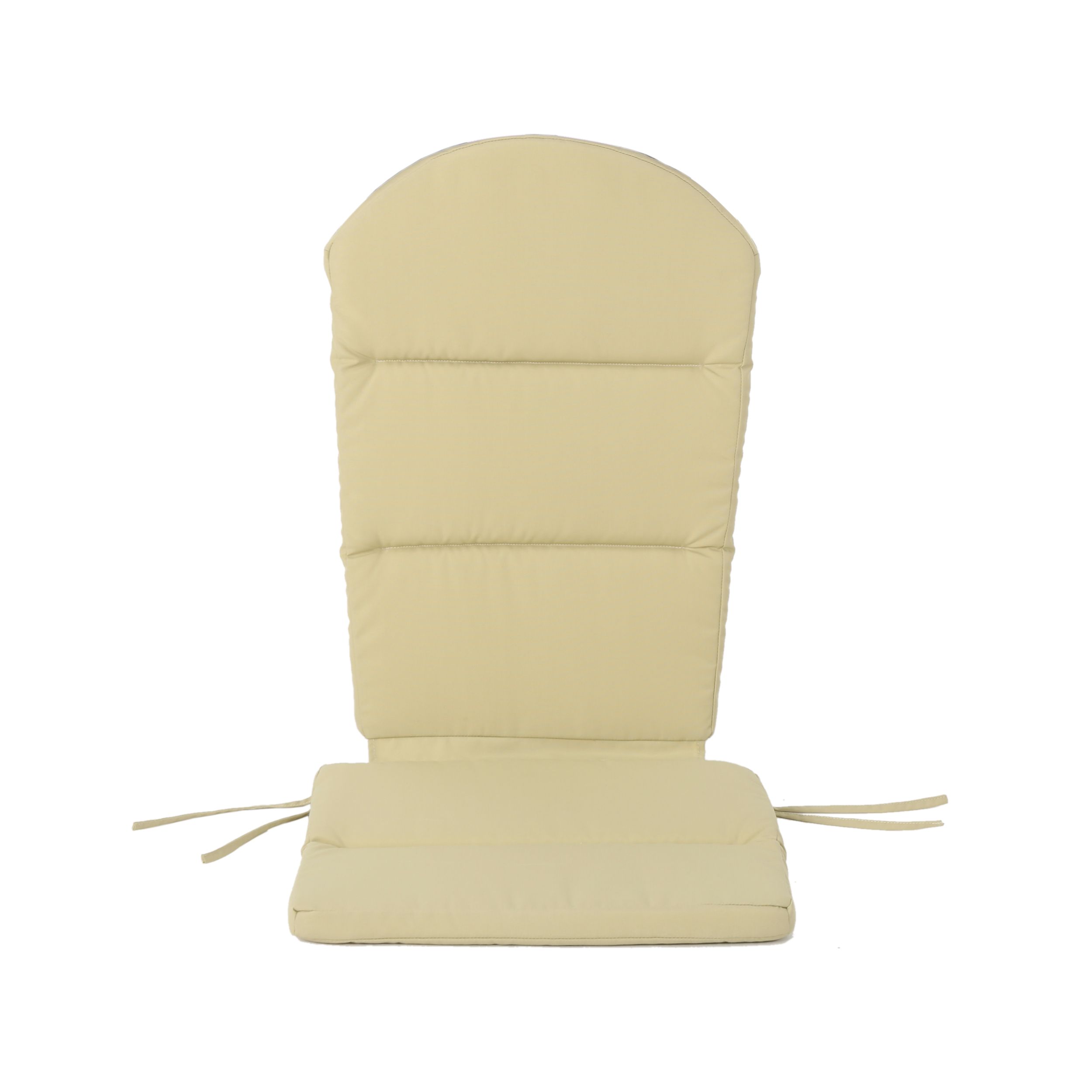 Noble House 48.25" x 22.25" Gray, Beige Adirondack Chair Cushion