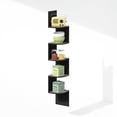 thumbnail image 3 of Estante de esquina flotante Furinno de 5 niveles, roble francés/negro, 3 of 6