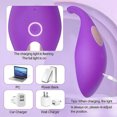 thumbnail image 5 of TLUDA Wearable Panty Vibrator, APP Remote Control Butterfly Vibrator with 9 Vibration Modes, Adult Sex Toys for Women, Purple, 5 of 6