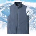 thumbnail image 2 of Gilet d'Hiver pour Hommes, Coupe Ample, Chaud, Confortable, Léger, Veste Douce pour Randonnée Camping, 2 of 4