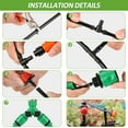 thumbnail image 4 of Garden Watering System,164FT/50M Drip Irrigation System Kits with 1/4 inch Blank Distribution Tubing Hose, Automatic Irrigation Equipment Set for Patio Lawn, 4 of 6