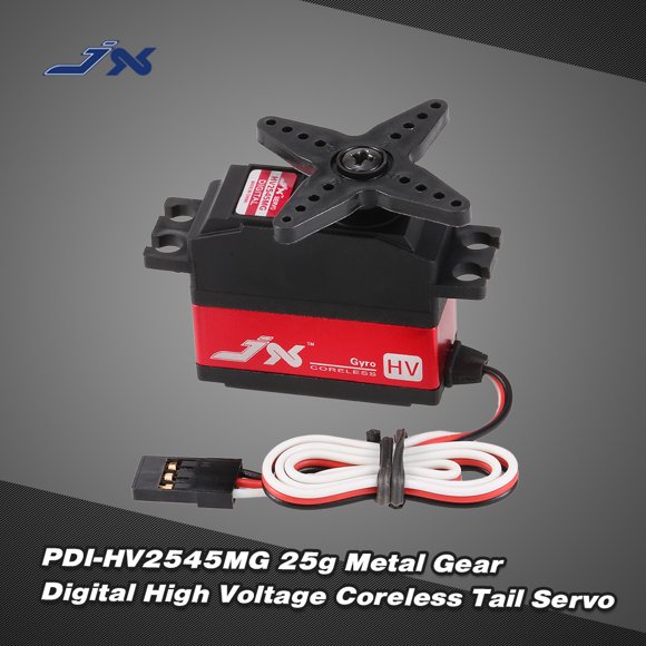 JX PDI-HV2545MG 25g Metal Gear Digital High Voltage Tail Servo for RC 450 500 Helicopter