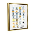 thumbnail image 4 of Stupell Industries Nautical Boat Flags Typography Painting Gold Floater Framed Canvas Art Print Wall Art, 25 x 31, 4 of 10