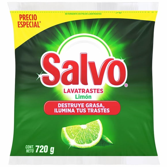 Lavatrastes en Polvo Salvo Limón 720 g
