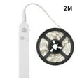 thumbnail image 1 of LED Light String Induction LED Light Strip Battery Powered Cabinet Lamp Strip 1.5W 200lm, Cool White, 2 Meters, 6500K, 1 of 8