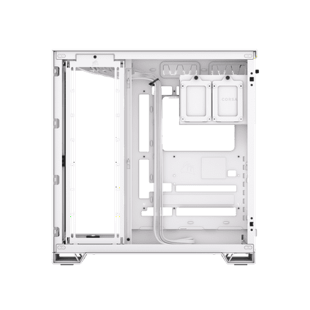 CORSAIR - 6500X ATX Mid-Tower Dual Chamber Case - White