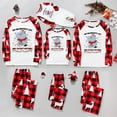 thumbnail image 5 of Red Plaid Family Christmas Pajamas with Hippo Design, Holiday Sleepwear for All Ages and Pets, Cotton Blend, 5 of 7
