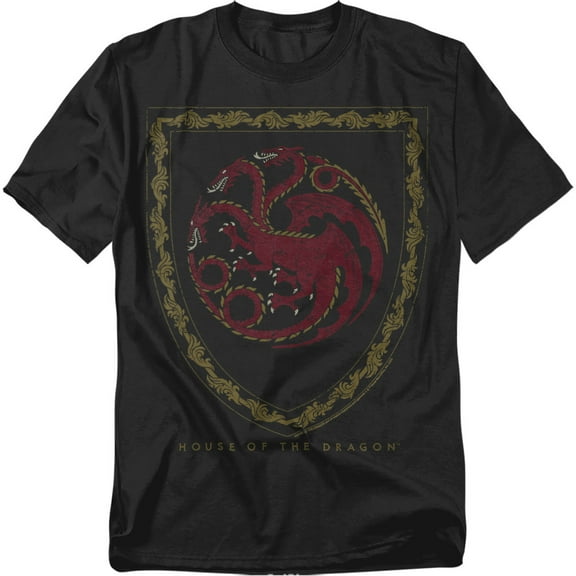 House of The Dragon T-Shirt Dragon Shield Vintage Dark Unisex Graphic Tee For Men & Women