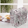 thumbnail image 3 of Paris Stand Mixer Cover, Valentines Day Theme with Eiffel Kissing Couple Hot Air Balloon Wedding Concept, Kitchen Appliance Organizer Bag Cover with Pockets, 5 Quarts, Pale Pink Rose, by Ambesonne, 3 of 4