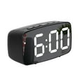 thumbnail image 2 of 3Pcs Digital Clock with Temperature under $5! Yrmaups Digital Clock, Mirror Finish LED Electronic Alarm Clock, Snooze and Temperature Display, Nightstand Clock for Bedroom Living Room, 2 of 9