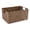 Coffee-Large,14.6"x10.6"x7", variant on Seagrass Storage Baskets Bin For Shelf Handwoven Wicker Built-in Handles Rectangular Closet Bedroom Organizer Box Multipurpose Basket 16.1"l X11.8"w X7.7"h