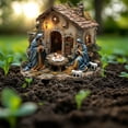 thumbnail image 5 of BOBOMOTI Outdoor Nativity Scene Stakes Decorations Christmas Nativity Scene Stakes Yard Signs for Xmas Garden Lawn Decor Party Supplies, 5 of 5