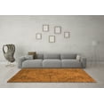 thumbnail image 3 of Ahgly Company Indoor Rectangle Abstract Orange Modern Area Rugs, 2' x 3', 3 of 4