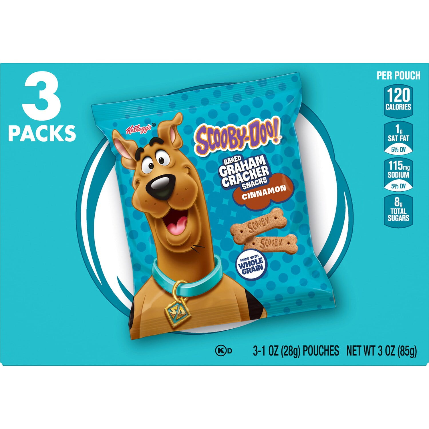 Keebler ScoobyDoo! Graham Cracker Snack Sticks, 3ct. (3 Boxes