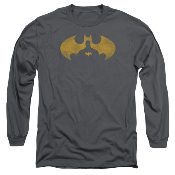 Batman - Bat Symbol Knockout - Long Sleeve Shirt - Large