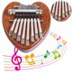 thumbnail image 4 of Mini Piano Pulgar 8 Teclas Kalimba Accesorios Música Compactos Portátiles, 4 of 9