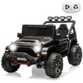 thumbnail image 1 of Yiwa 24V Ride On Truck for Big Kids, 2 Seater Ride On Car with Remote Control, 4-Wheeler Suspension, 3 Speed Options, LED Lights, 1 of 9